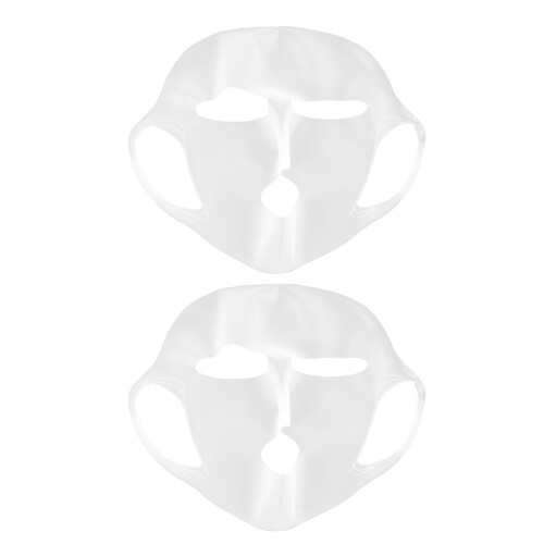 2 Stuks 3D Panda Siliconen Beauty Masker Covers