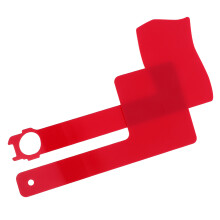 2 acryl brievenbusvlaggen, eenvoudig te installeren, voor buiten