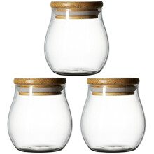 3Pièces Récipients À Blanches Transparentes Pour Cadeau Tea Lovers