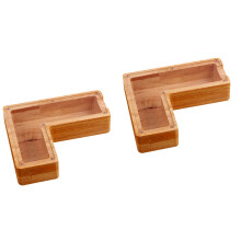 2Pièces Boîte À Monnaie Bois Marron Pour Bureau Et Décoration