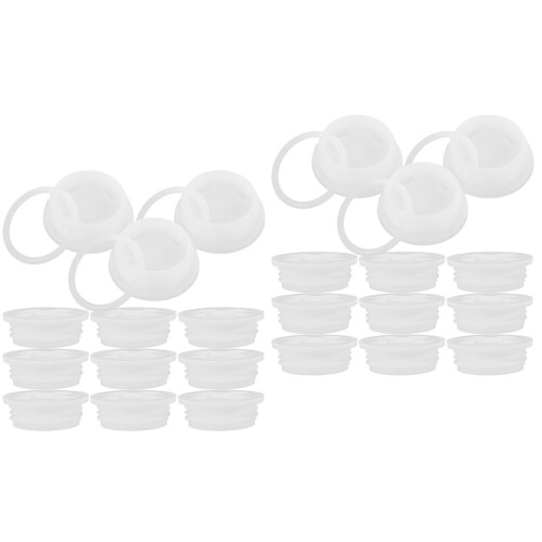 24Pièces Couvercles De Protection Blancs Pour Barils Bidons Gallon
