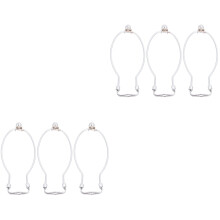 6Pièces De Lampe Argenté En Métal Avec Protection Anti-Rouille