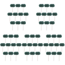 50Pièces Kit Roues Vert Fer Adaptables Perceuse Décor