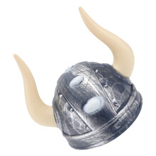 2Pièces Casques Enfants Dorés PVC Fête Costume Viking Pirate