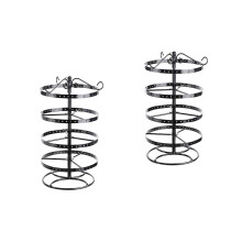 2Pièces Support Noir En Métal Durable Pour Boucles D'oreilles
