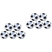 10Pièces Sous-Verres Flottants Football, Gonflables, PVC Premium Multi