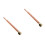 2Pièces Flexible Drain Tuyau Cuivre Accessoire Marron 1