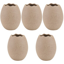 5Pièces Bol À Fruits Coquille D'œuf Céramique Petit Multi Couleurs