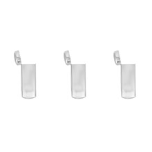 3Pièces Étui Argenté En Aluminium Sécurisé Pour Lunettes De Types
