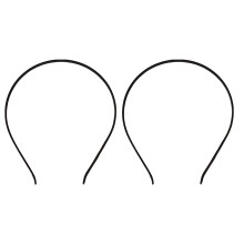 4Pièces Accessoires De DIY En Tissu Noir Pour Usage