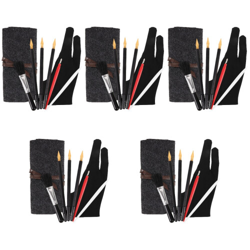 5Ensembles Stylos De Scratch Peinture Kit Portable Pour Enfants