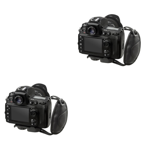 2Pièces PU Noir Pour Caméra Reflex Dslr Confortable