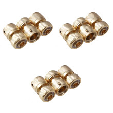 9Pièces Connecteurs Rapides Dorés Joint Pour Tuyau Jardin