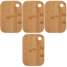 4Pièces À Découper Bambou Beige Résistante Maison