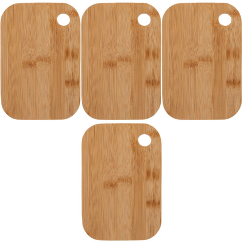 4Pièces À Découper Bambou Beige Résistante Maison