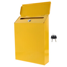 2Pièces Boîte Aux Lettres Fer Décor Maison Polyvalente