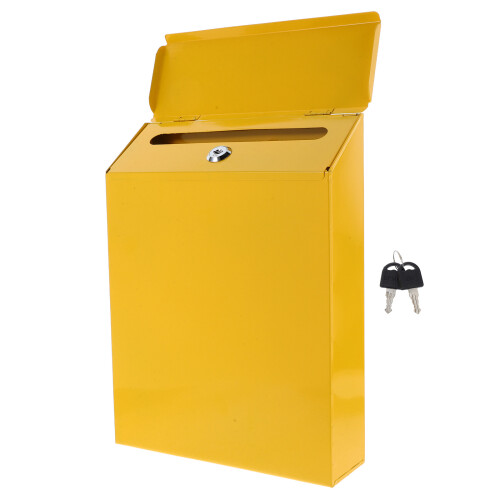 2Pièces Boîte Aux Lettres Fer Décor Maison Polyvalente