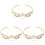 3Pièces Couronne Accessoires Mariage Femme 1