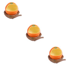 3Pièces Gamelle Oiseaux Couleur Variée Usage Cage Extérieur
