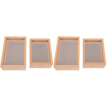4Pièces Adulte En Bois Cadre Photo Fenêtre Claire Colorée