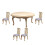 1 Set Miniature Huis Model Meubels 7