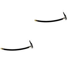 4Pièces Flexible Air Extension Noir Gonflage Auto