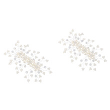 2Pièces Accessoire Cristal Perles Pour Événement