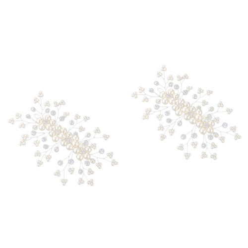 2Pièces Accessoire Cristal Perles Pour Événement