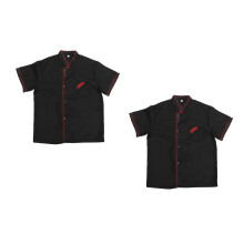 2Pièces Chemise Chef Respirante Pour Restauration