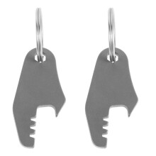 2Pièces Mini Décapsuleur - En Métal Titanium Usage