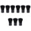 9Pièces Brosse Make-Up Noir Poils Doux Pour Délicate 1