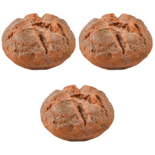 3St Nep Brood Model PU Decor Koffie Kleur Realistisch Brood Decoratie