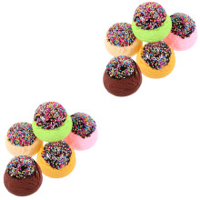 10Pièces Boules De Glace Fausse PVC Ornements Pour Présentoir