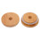 3Ensembles Bouchons De Pot Bambou Khaki Trou Pour Silicone 1