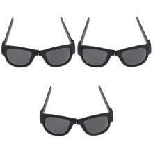 3Pièces Lunettes Enfant Noires Bloquant Uv Parfaites Pour