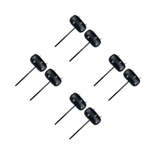 8Pièces Marteau Gonflable Enfants Confort PVC Noir