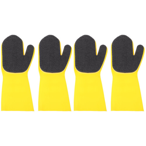 4Pièces De Nettoyage Étanches En Latex Pour Usage