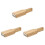 3Pièces Pince À Fruits Multifonction Bois Beige Usage 1
