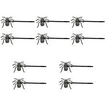 10Pièces Épingles Halloween Noires Femme