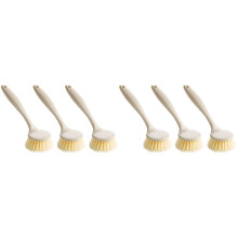 6Pièces Beige Confortable Nettoyage Pots Pans