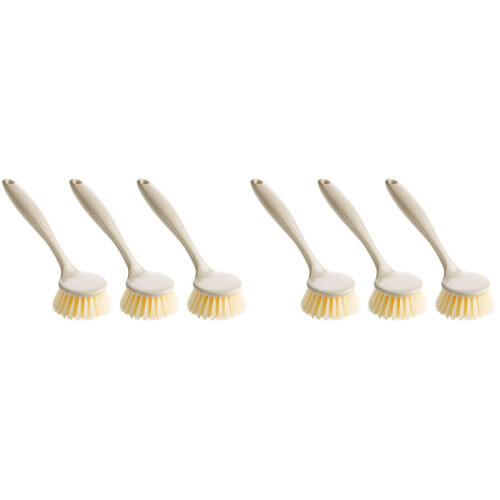 6Pièces Beige Confortable Nettoyage Pots Pans