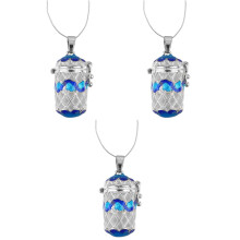 3Pièces Support Pendentif Alliage Couleur Assortie, Porte-Parfum DIY