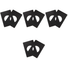 8Pièces Kit Réparation Porte En Acier Noir Pour Maison Bureau