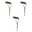 3Pièces Sangles Cou Saxophone Ajustables Pour Alto Tenor Soprano 1