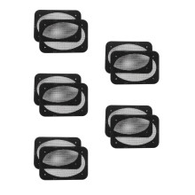 10Pièces Protège Grille Subwoofer Auto Noir Métallique