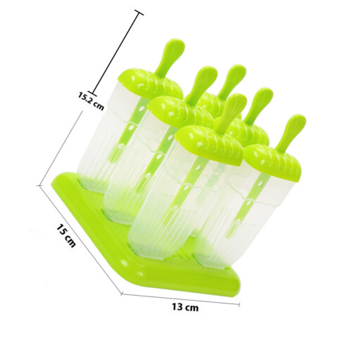6 Stuks Je Eigen Ice Pop Groene Kleur 1