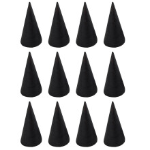 24Pièces Cônes Bois Café Support Pour Vitrine Et Décor