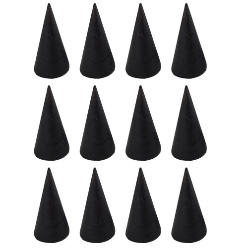 24Pièces Cônes Bois Café Support Pour Vitrine Et Décor