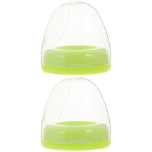 2Pièces Bouchons Dôme Anneaux Vert PP Durable