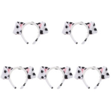 5Pièces Bandeau Oreilles De Chiot Pour Fête Et Spectacle